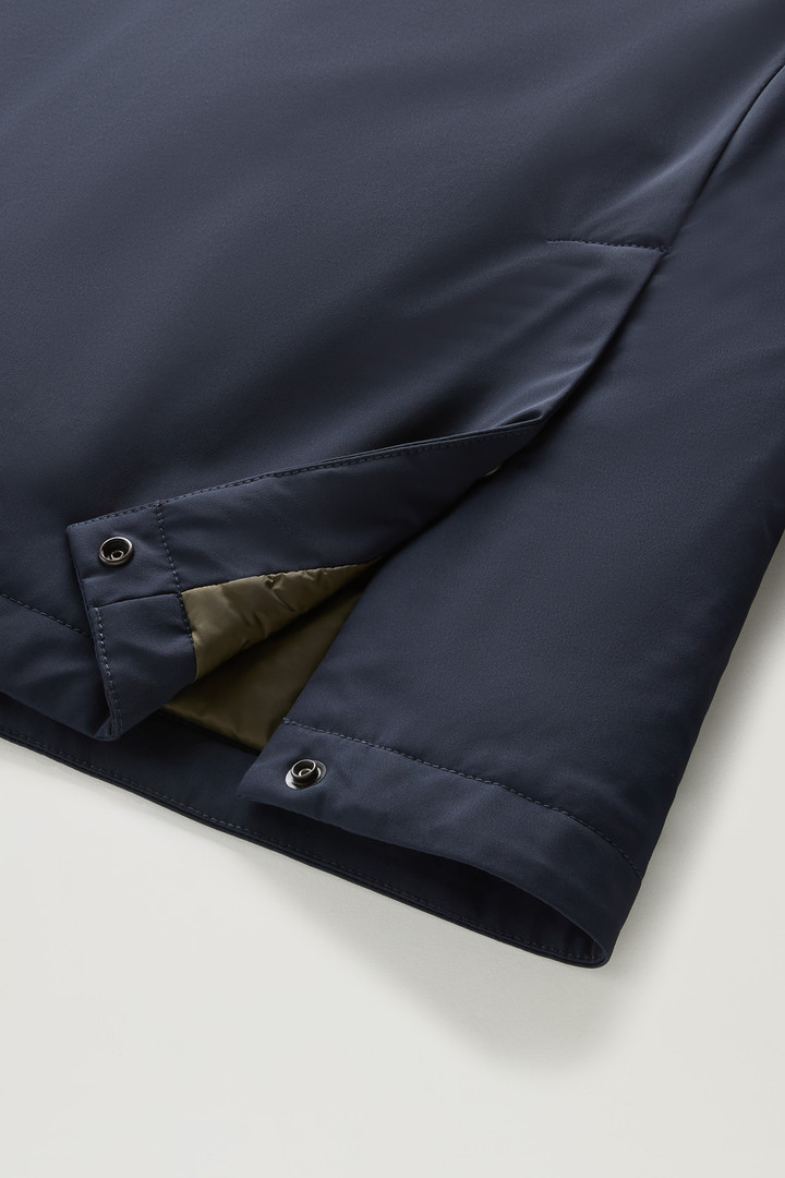 Down Blazer in Stretch Nylon Blue photo 4 | Woolrich