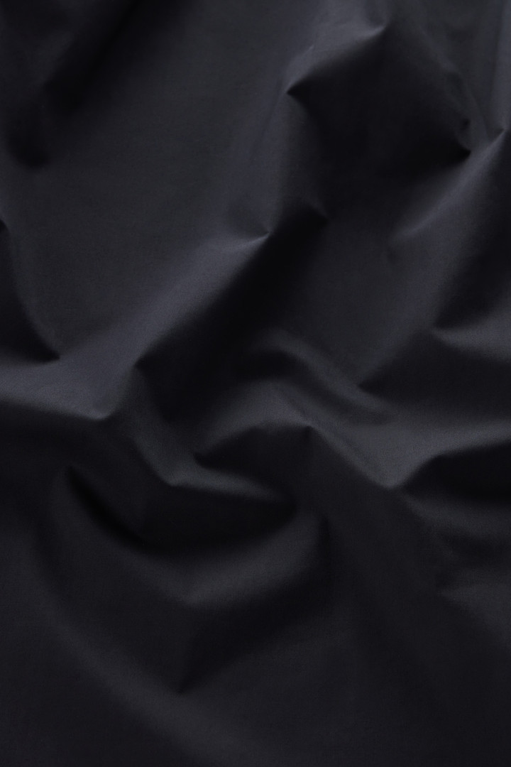 Short Dress in Pure Cotton Poplin Black photo 9 | Woolrich