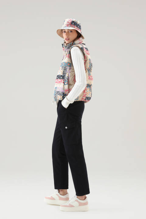 Veste sans manches matelassée Pennsylvania avec imprimé patchwork Multicolore | Woolrich