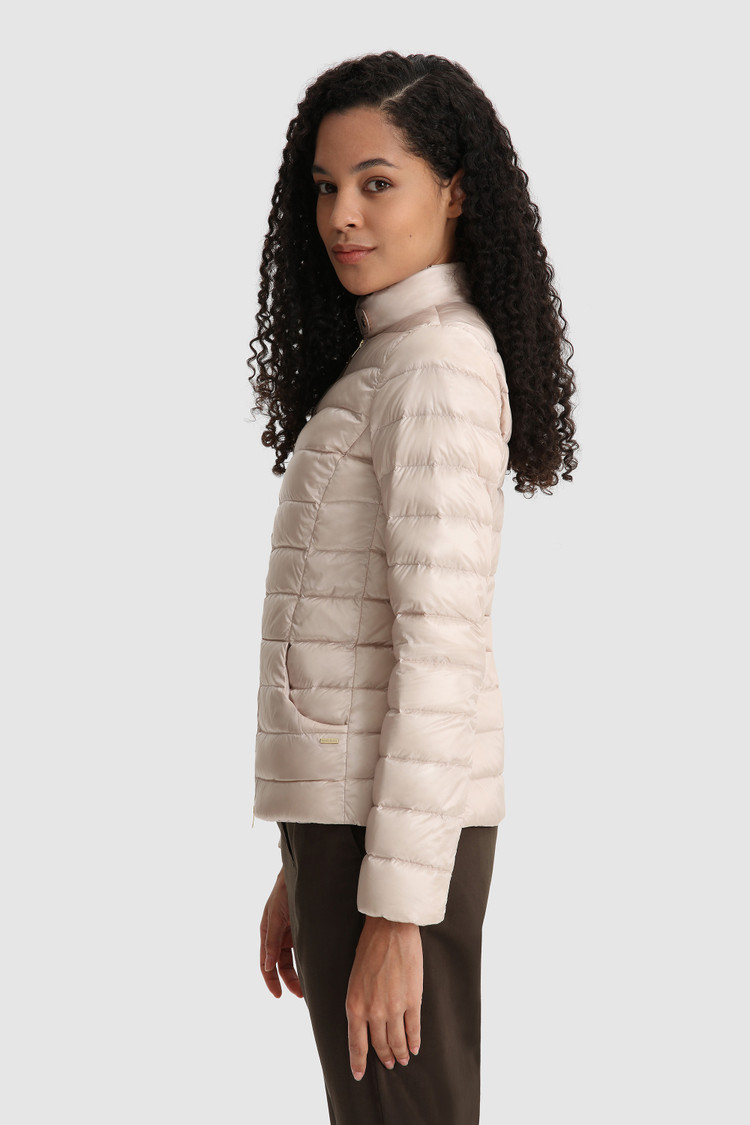 Giacca trapuntata Abbie in nylon satin