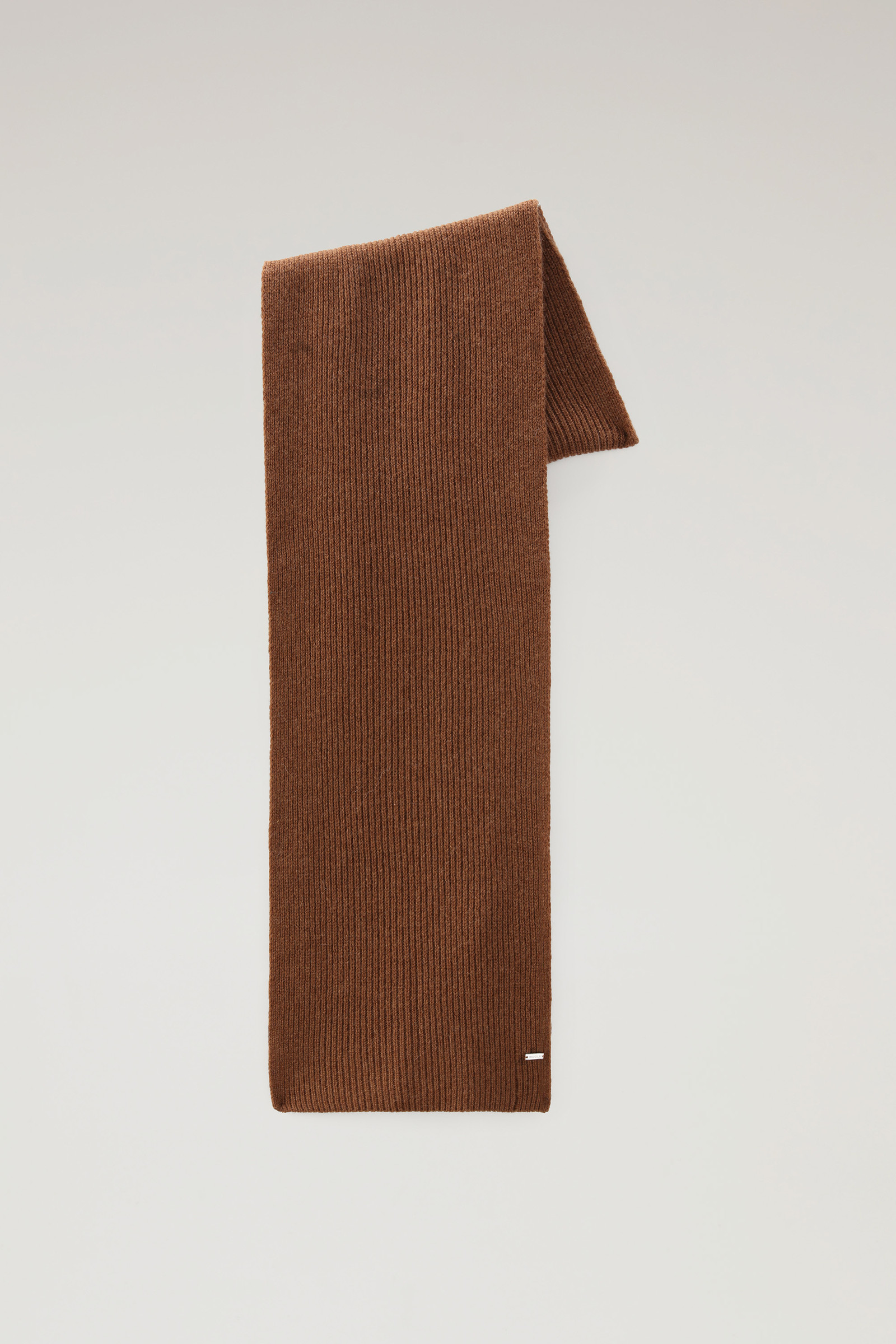 Écharpe côtelée en cachemire Marron | Woolrich