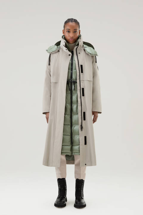 3-in-1 Coat with Detachable Hood and Quilted Jacket Tortora | Woolrich