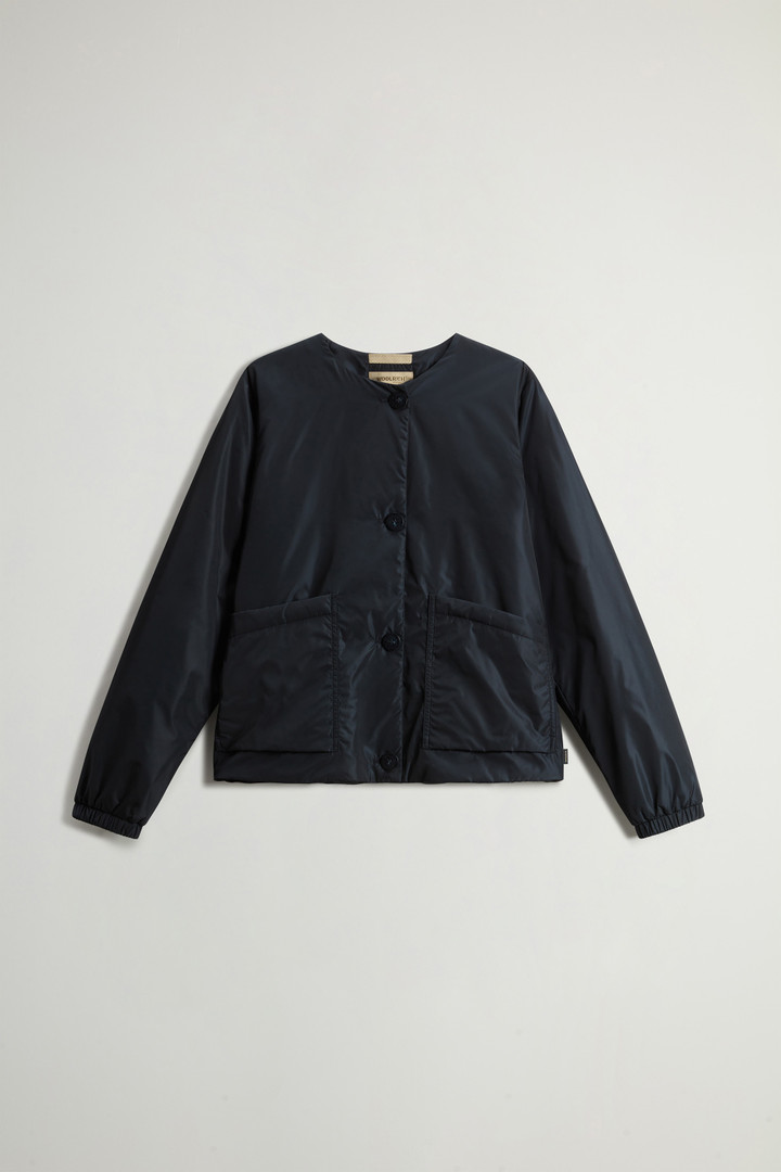 Crewneck Jacket in Nylon Blue photo 5 | Woolrich