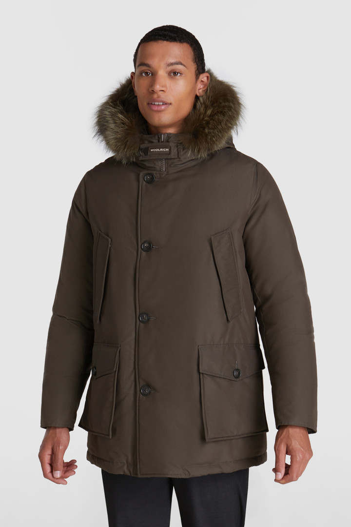 Arctic Parka pelliccia in tinta