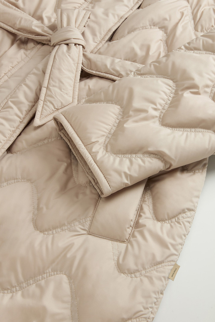 Quilted Microfiber Heritage Parka Beige photo 7 | Woolrich