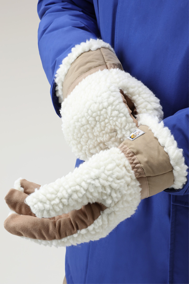 Gloves in Sherpa - Elmer / Woolrich White photo 3 | Woolrich