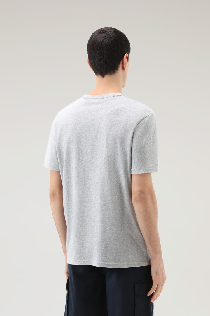 T-shirt Sheep en pur coton Gris photo 3 | Woolrich