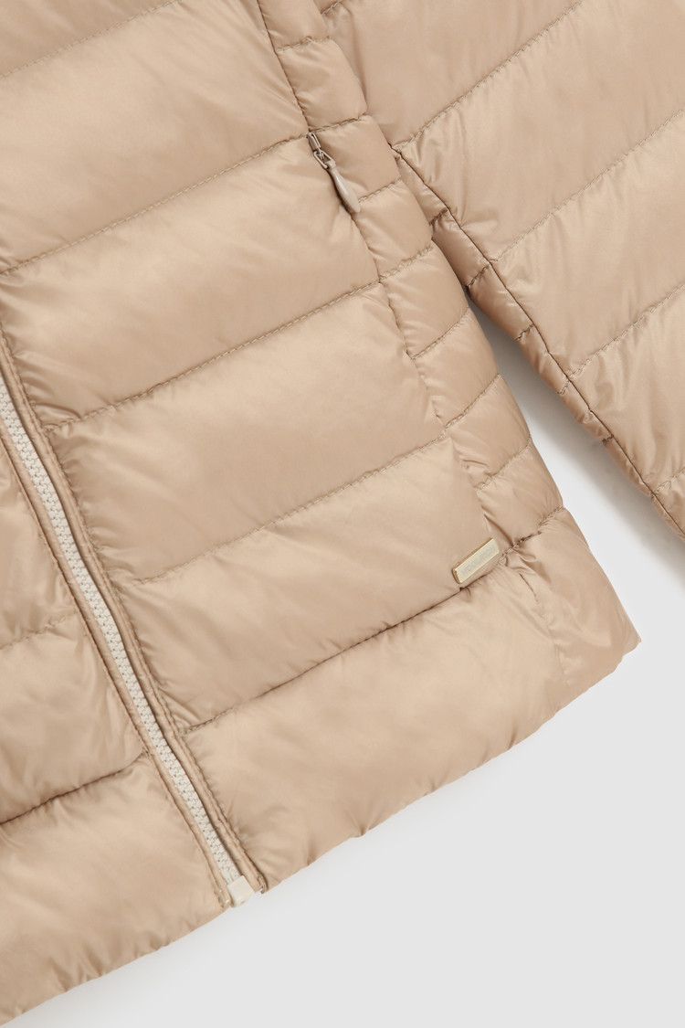 Girl's Sundance quilted jacket with hood