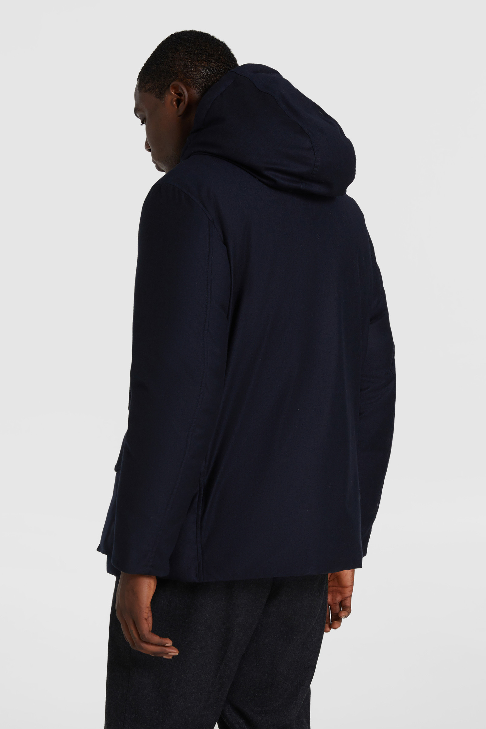 Mountain Parka van fijne wol