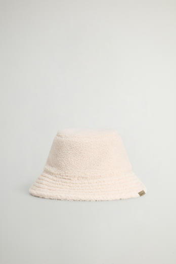 Sherpa Fleece Hat White | Woolrich