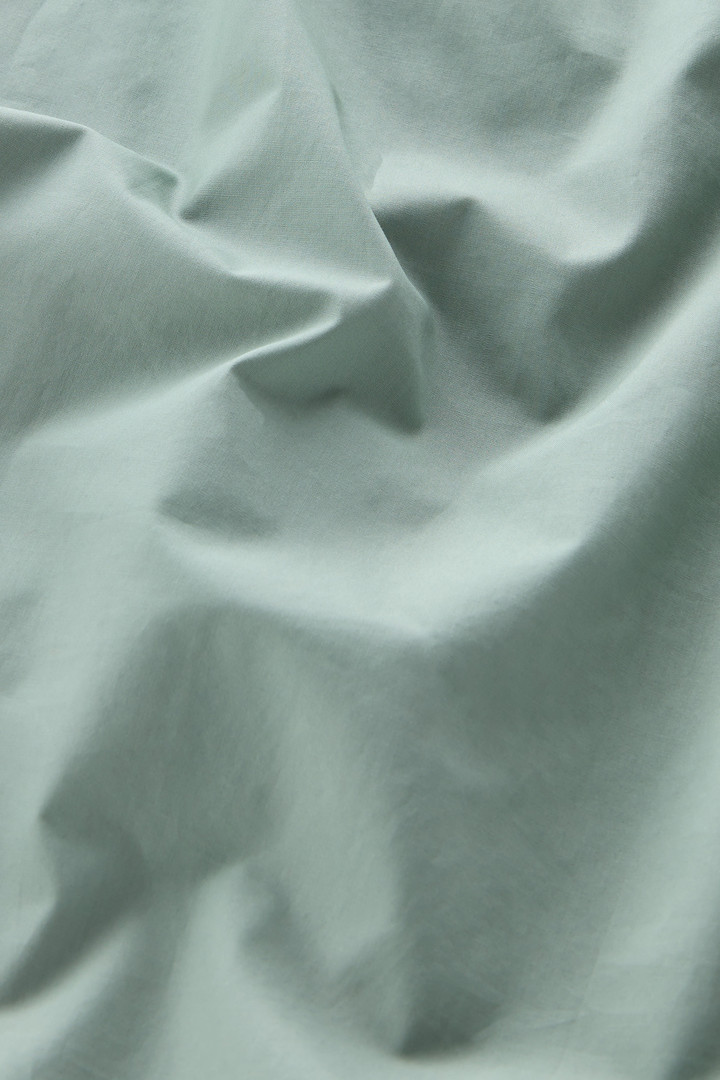 Kleid aus reiner Baumwollpopeline mit Rüschen Grün photo 5 | Woolrich