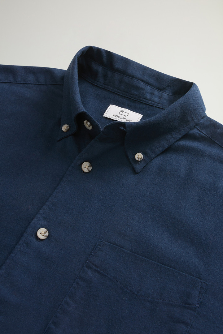 Madras-Karo-Shirt aus leichtem Flanell Blau photo 6 | Woolrich