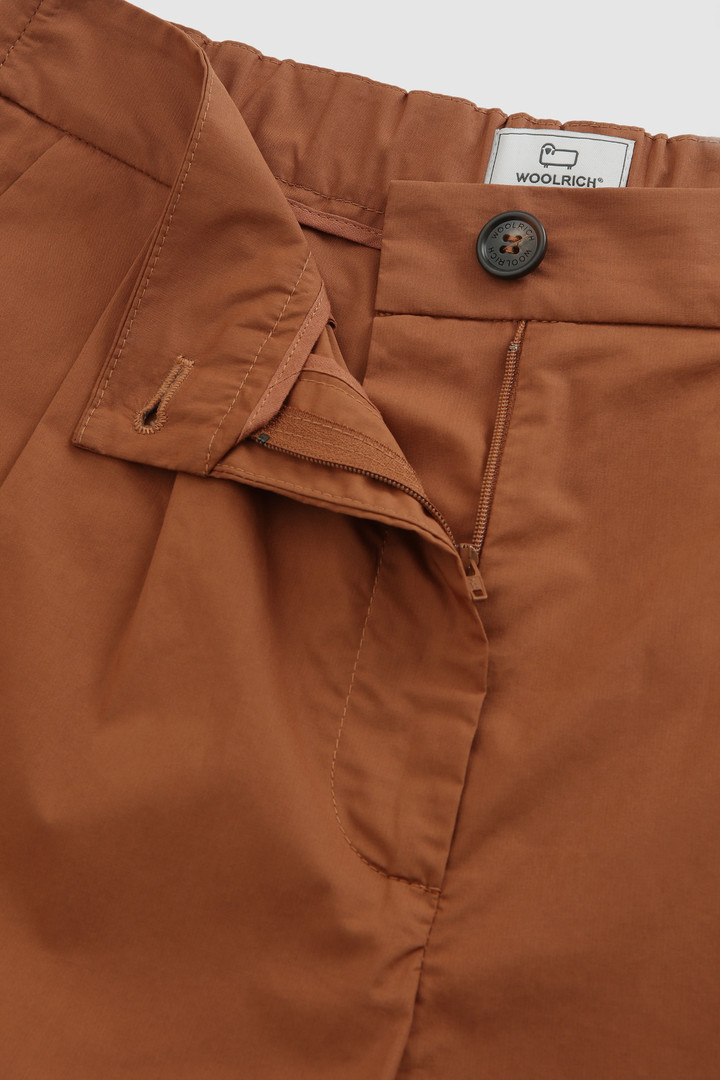 Cotton Poplin Pant Brown photo 5 | Woolrich