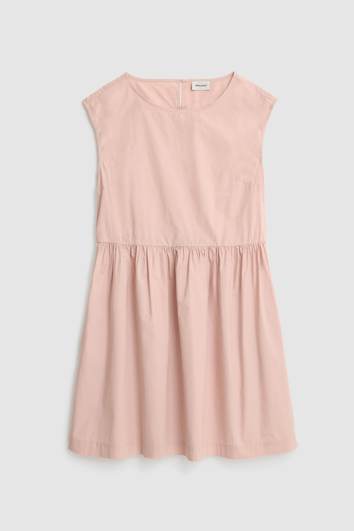 Robe en popeline à mancherons