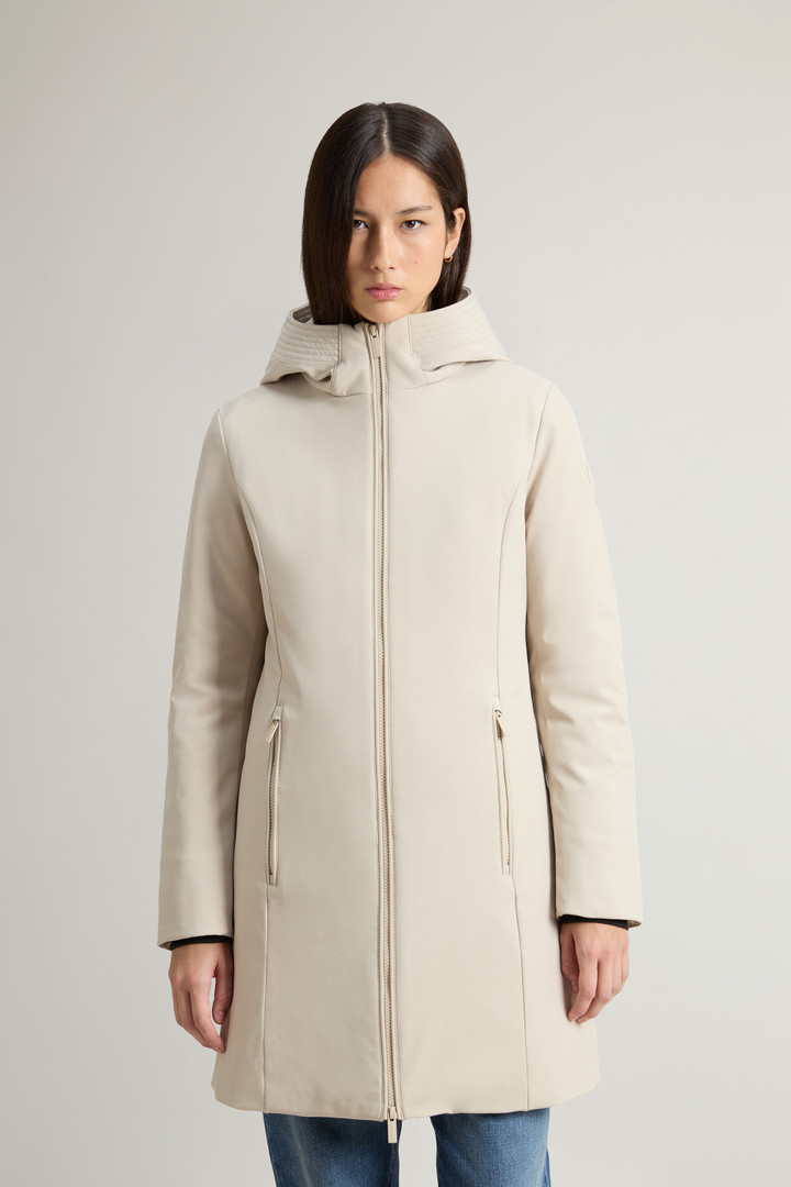 Firth Parka aus Tech Softshell Beige photo 1 | Woolrich