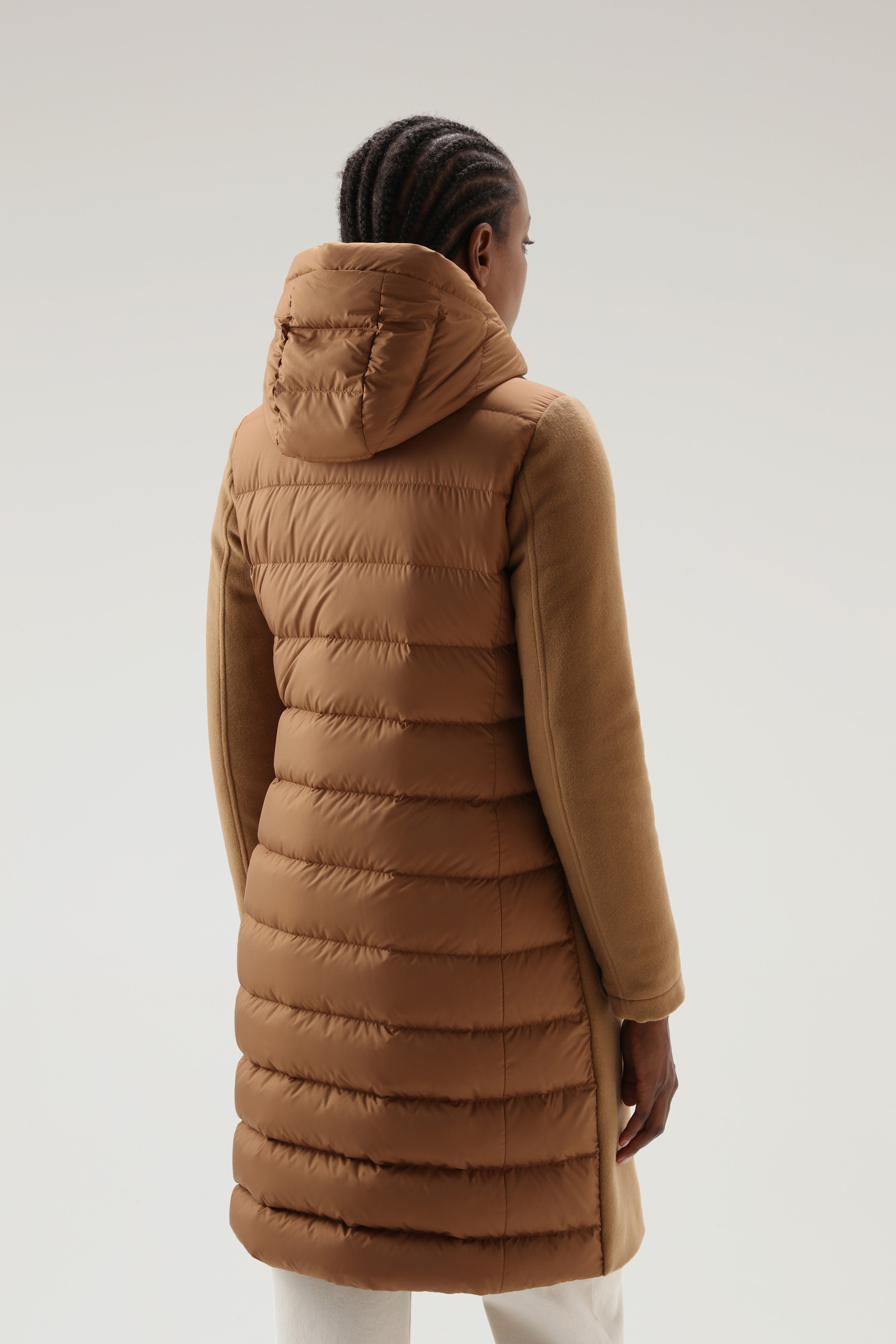 Kuna Parka in Wool and Cashmere Blend Brown photo 3 | Woolrich