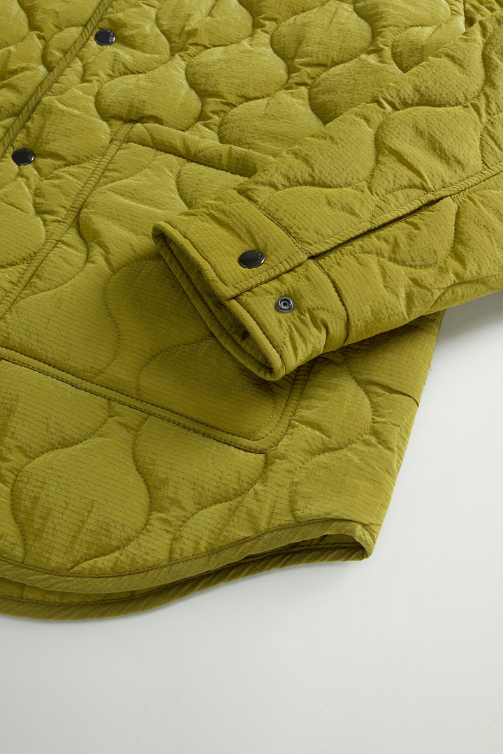 Lightweight Down Jacket in Waxed Ripstop Nylon by Todd Snyder Yellow photo 7 | Woolrich