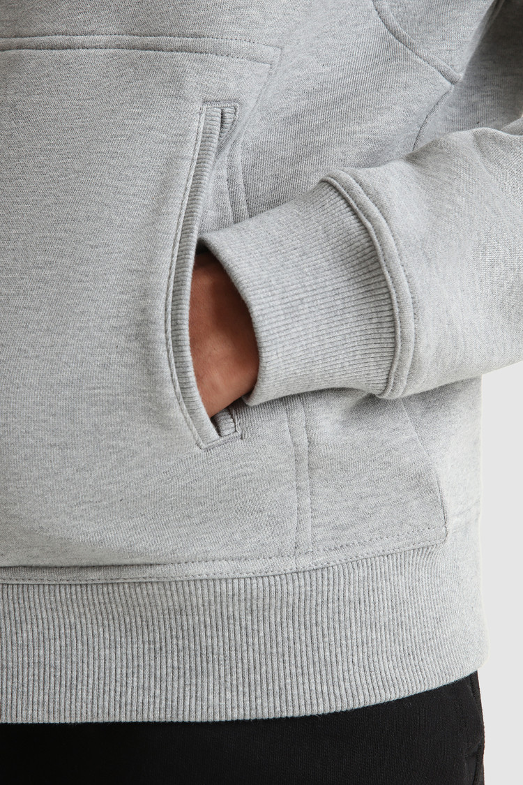 Felpa full-zip luxe con cappuccio