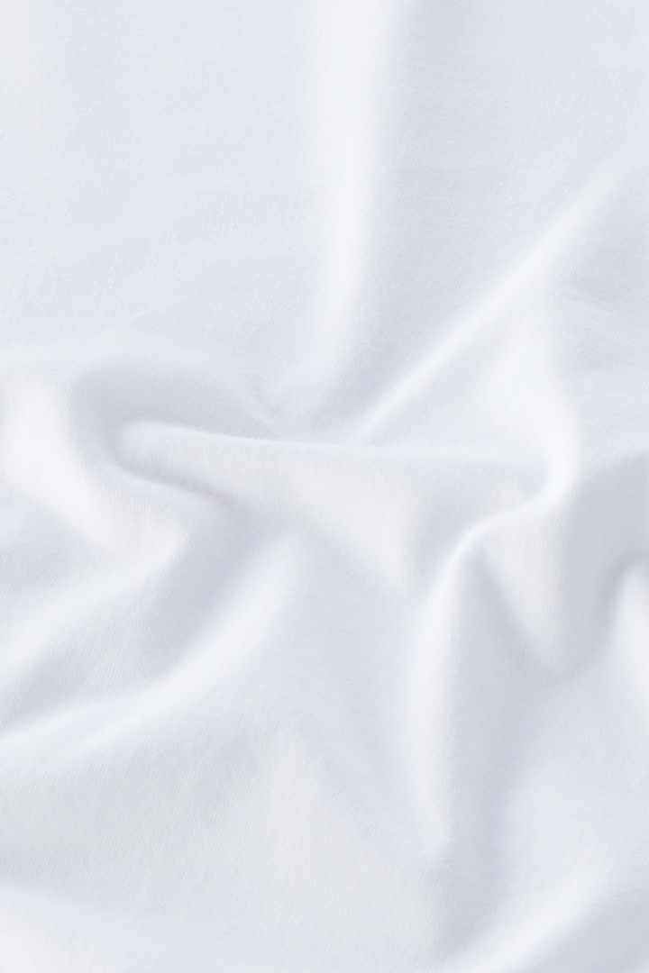 Camiseta Sheep de algodón puro con parche Blanco photo 7 | Woolrich