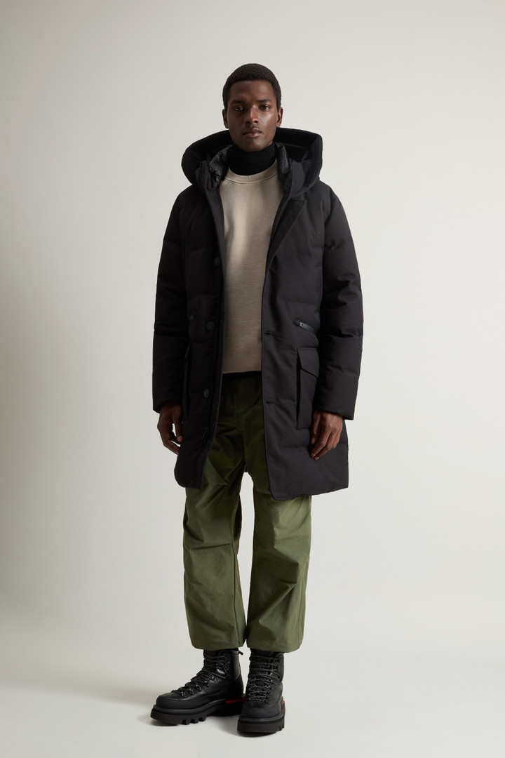 Parka with Detachable Wool Visor Black photo 2 | Woolrich