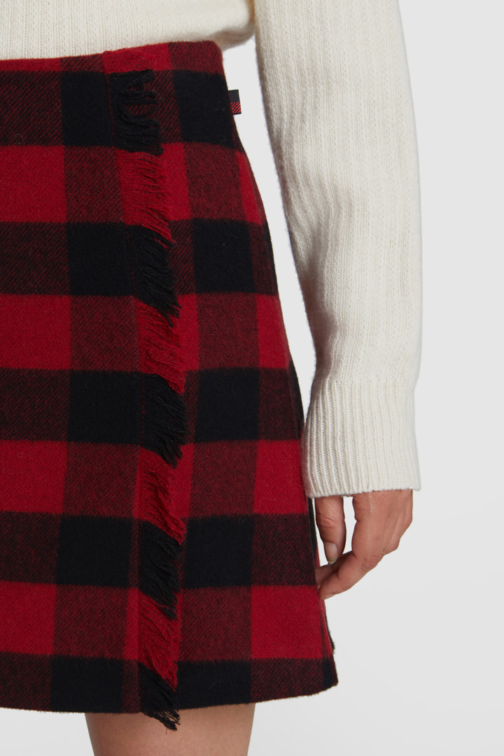 Stretch-Wool Skirt