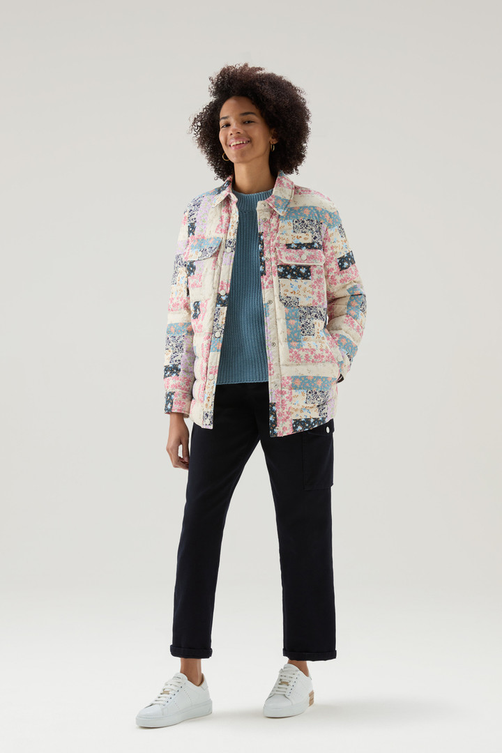 Pennsylvania Quilted Overshirt with Patchwork Print Multicolor photo 2 | Woolrich