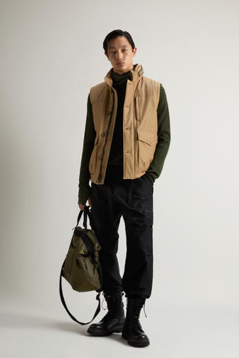 Gilet in Ramar Cloth imbottito Beige | Woolrich