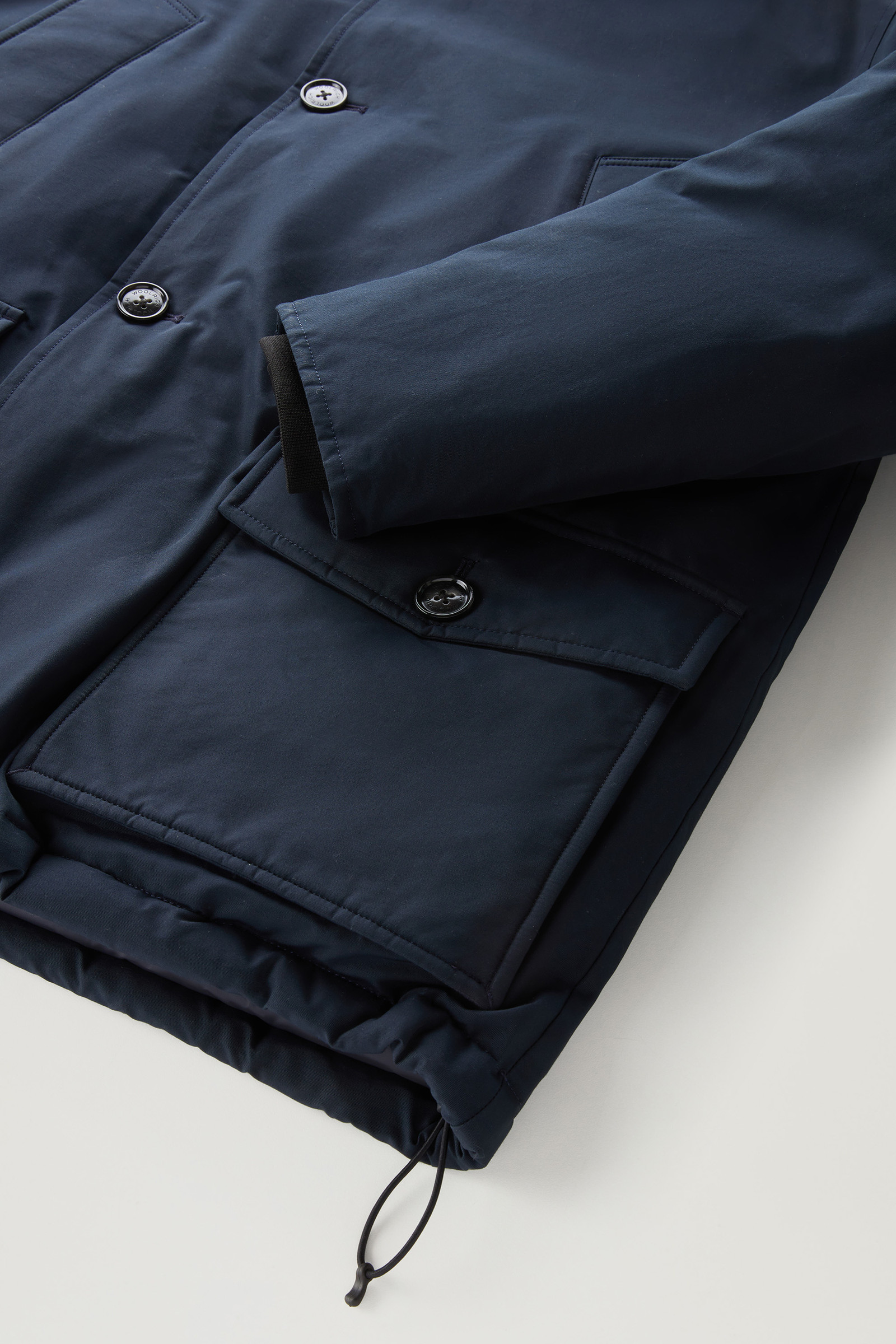 Arctic Anorak en Ramar Cloth bleu photo 8 | Woolrich