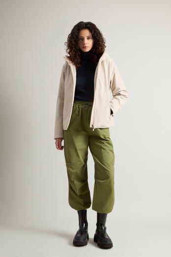 Short Firth Parka in Tech Softshell Beige | Woolrich
