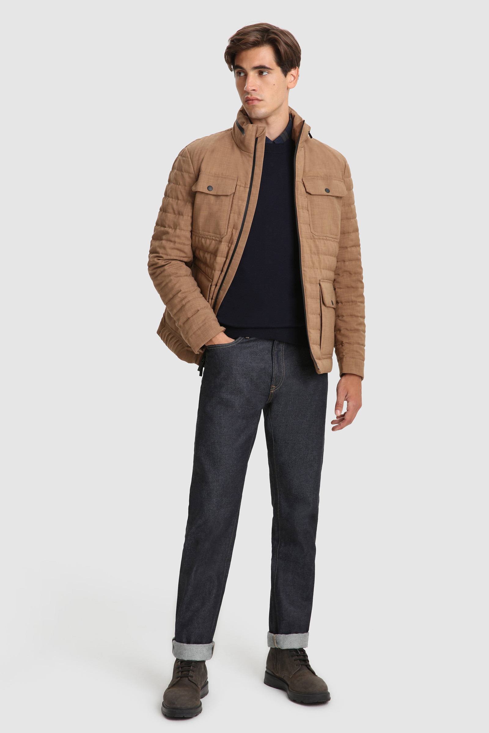 Crewneck Sweater in extra fine Merino wool