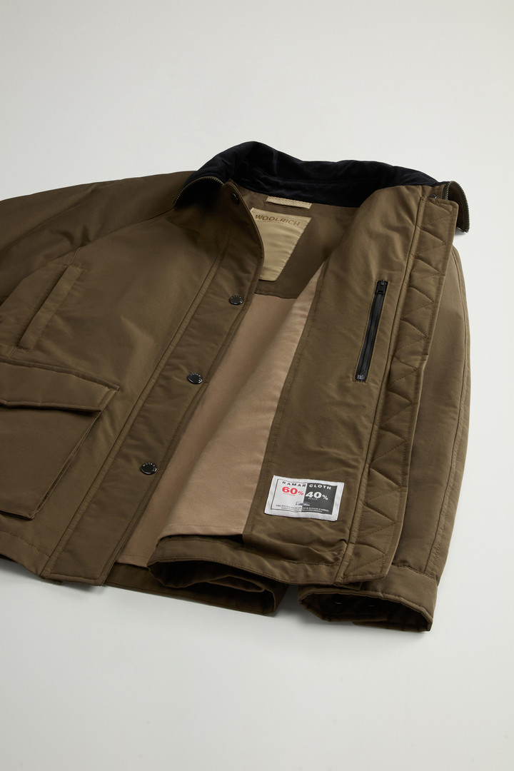Ramar Cloth Jacket with Corduroy Collar Green photo 9 | Woolrich
