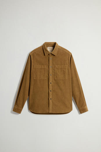 Garment-Dyed Corduroy Overshirt Beige photo 1 | Woolrich