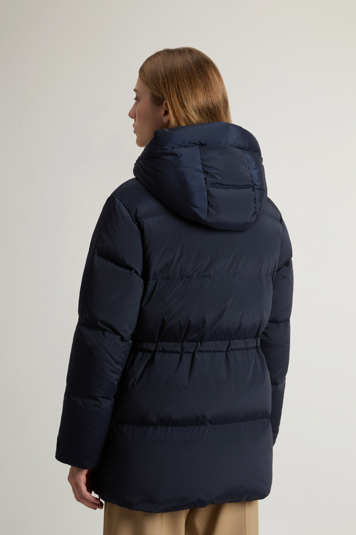 Doudoune Alsea en nylon élastique avec capuche amovible Bleu photo 3 | Woolrich