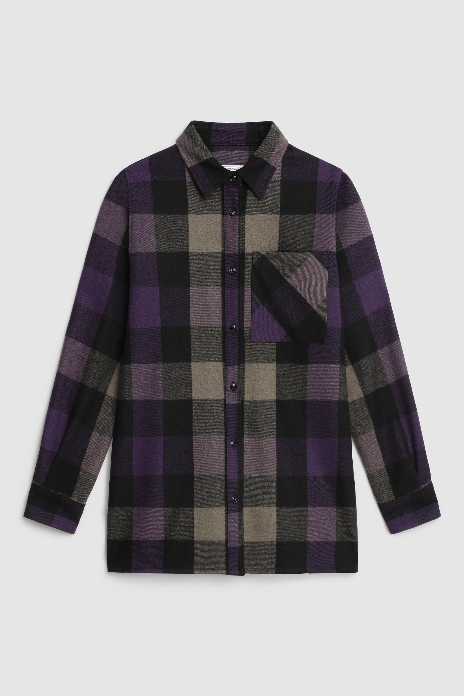 Boyfriend Overshirt - Made in Usa Violet photo 7 | Woolrich