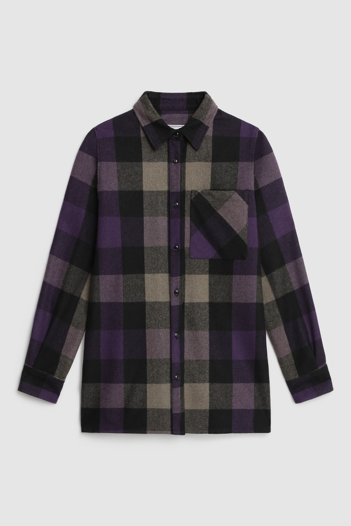 Boyfriend Overshirt - Made in Usa Violet photo 7 | Woolrich