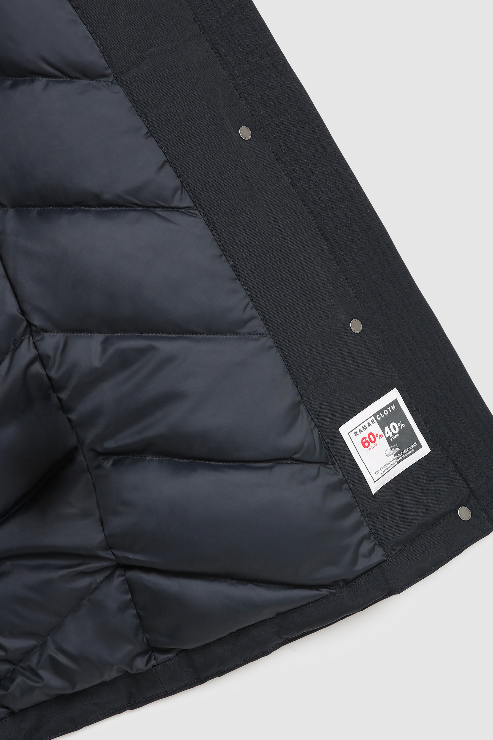 Boulder Parka con pelliccia ecologica Blu photo 10 | Woolrich