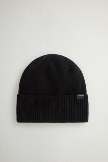 Beanie in Pure Cashmere Black | Woolrich