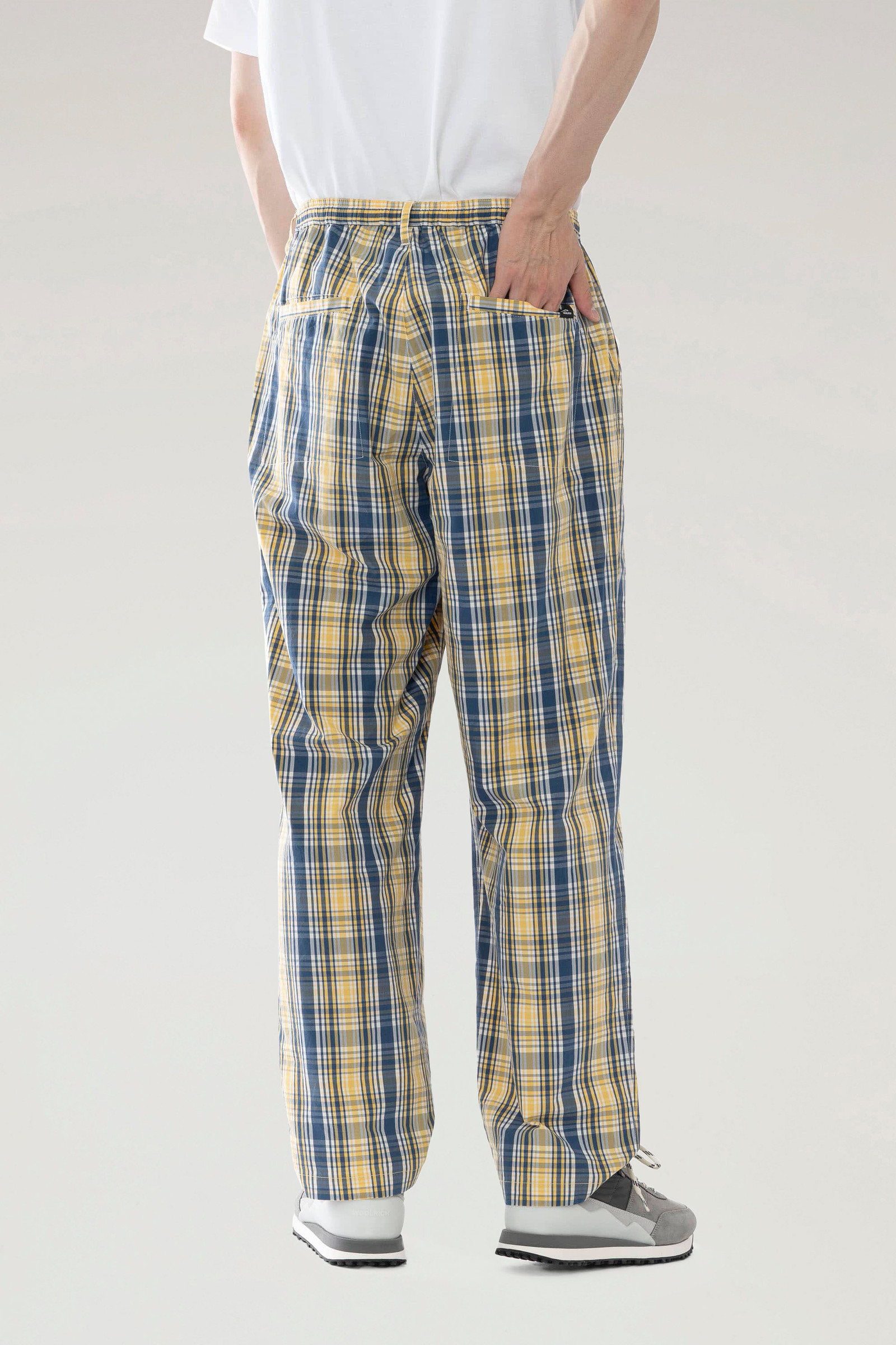 Pants in a Cotton Wool Blend Yellow photo 3 | Woolrich