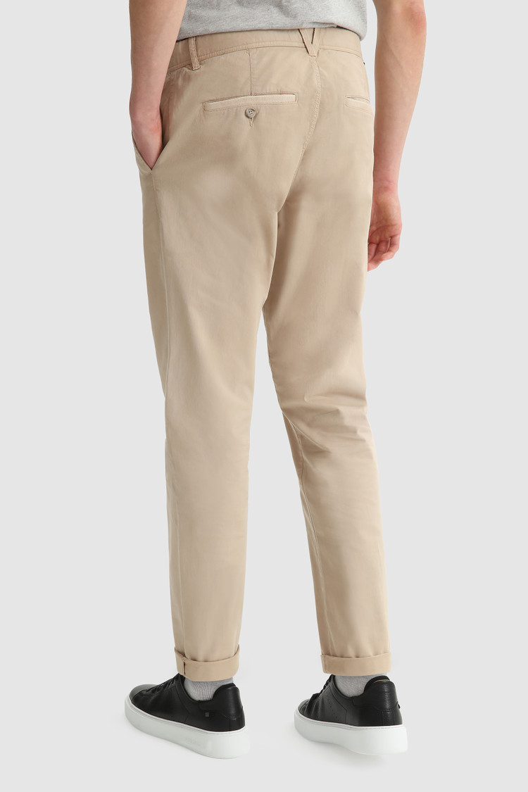 Pantaloni Classic Chino in cotone elasticizzato