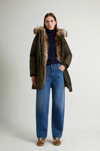 Military Jacke aus Ramar Cloth Grün photo 1 | Woolrich