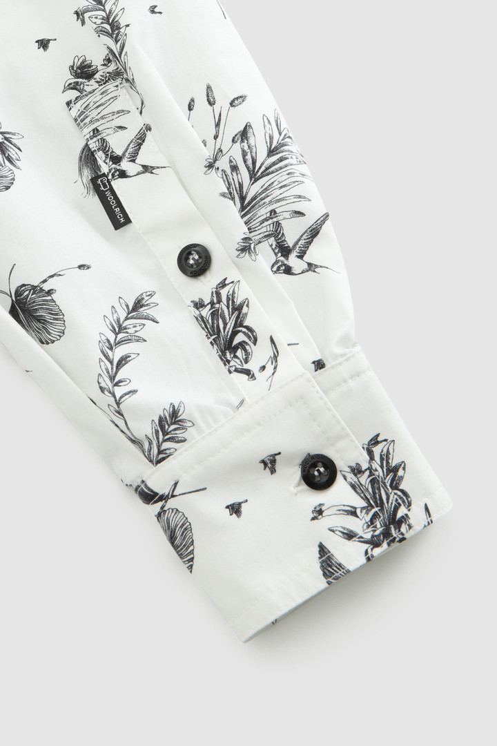 Camisa Wilderness de popelina de algodón blanco photo 6 | Woolrich