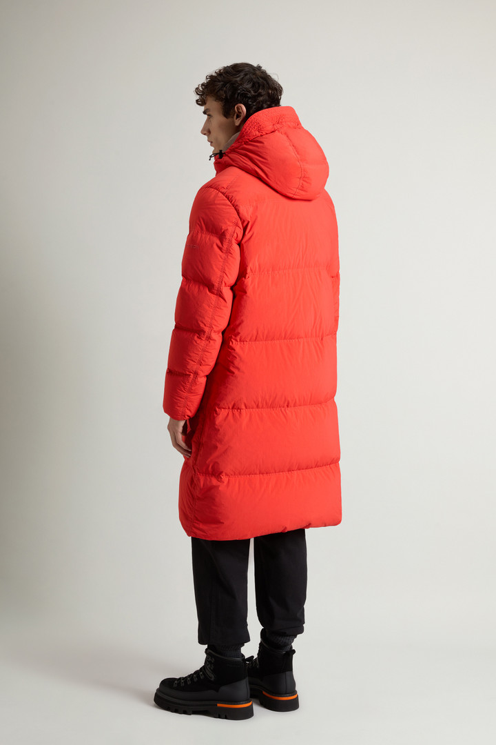 Garment-Dyed Quilted Nylon Parka Orange photo 3 | Woolrich