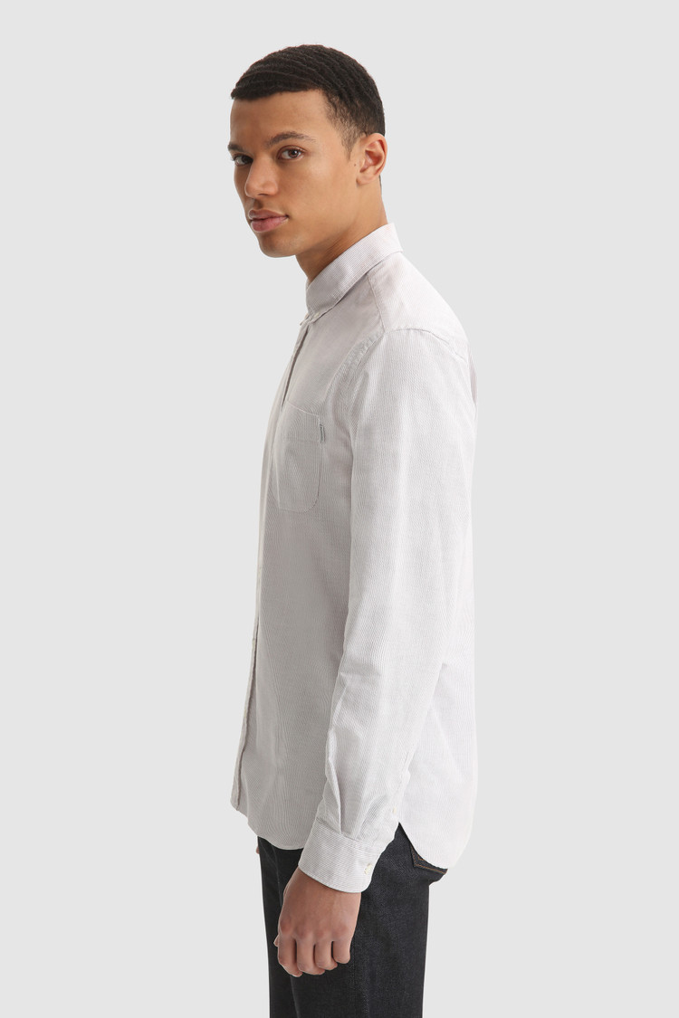 Camisa Oxford de algodón grueso