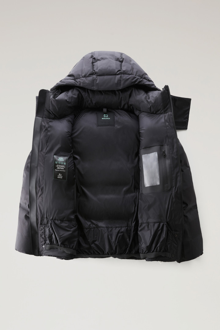 Waterproof Shelter Ski Puffer Jacket with Removable Hood and Sleeves Black photo 9 | Woolrich