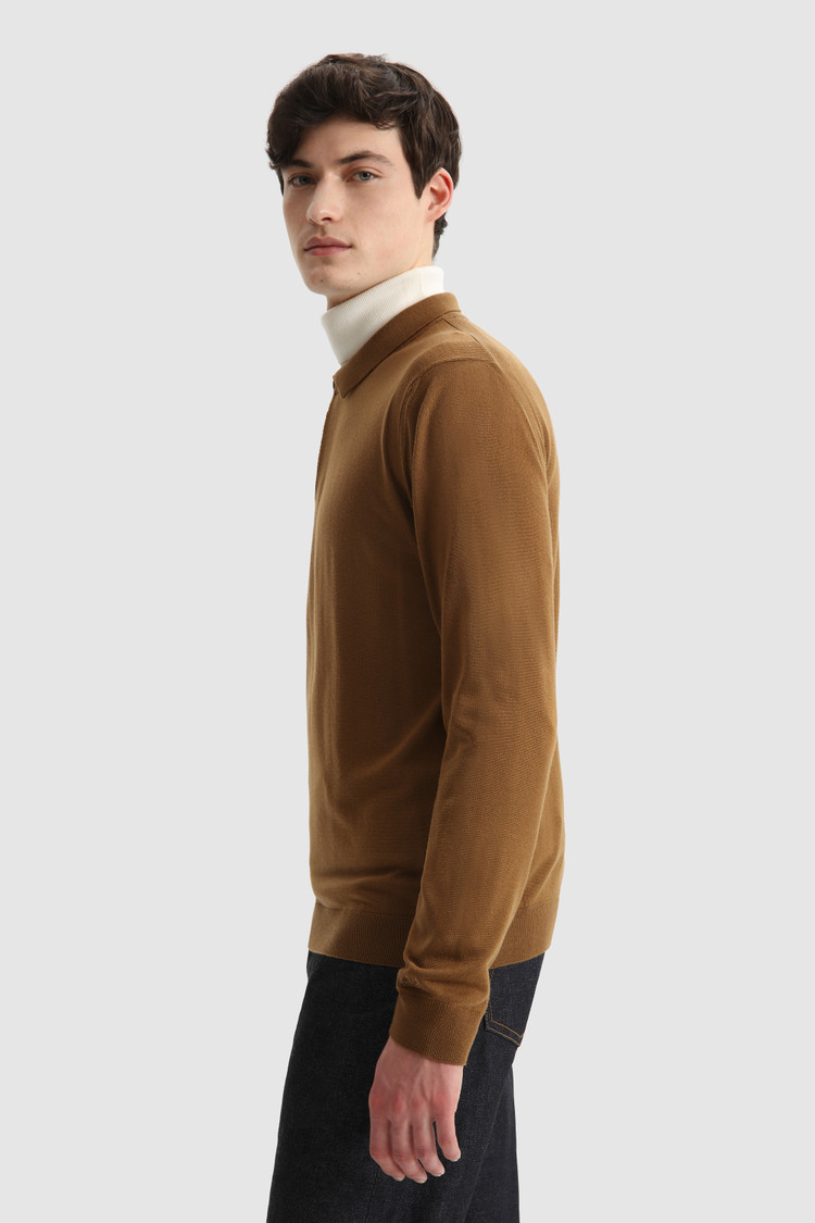 Polo de lana merino extrafina
