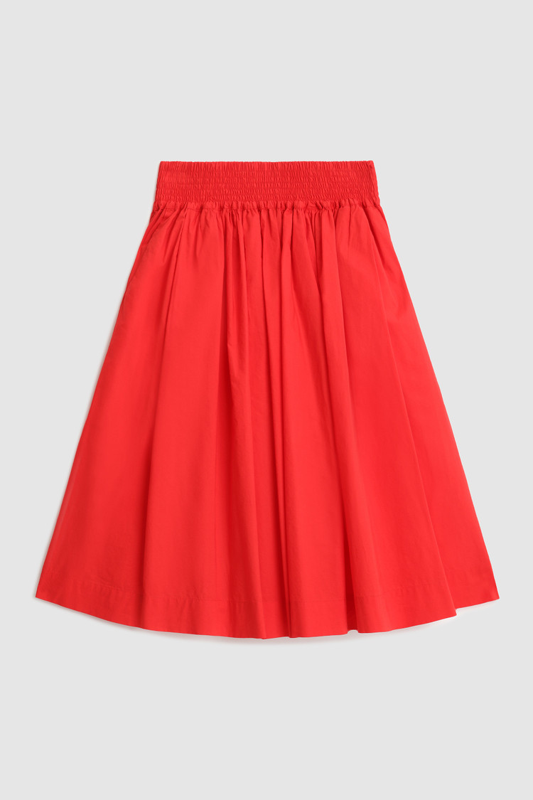 Falda de popelina