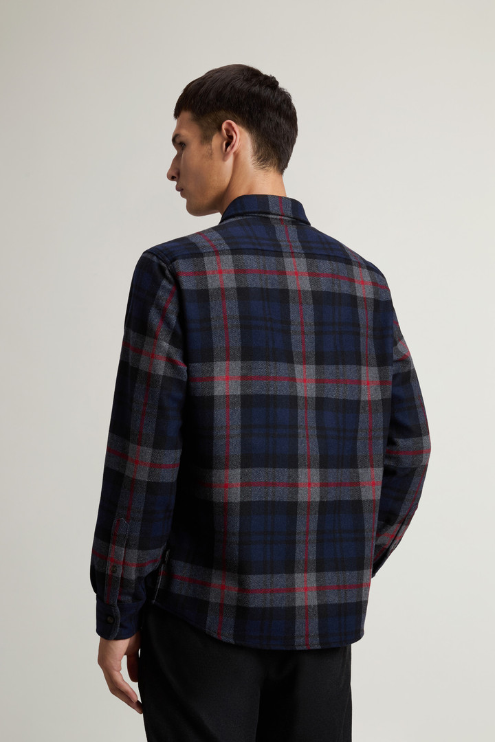 Wool Blend Trout Run Plaid Flannel Shirt Multicolor photo 3 | Woolrich