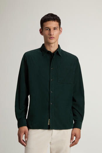 Corduroy Shirt Green | Woolrich