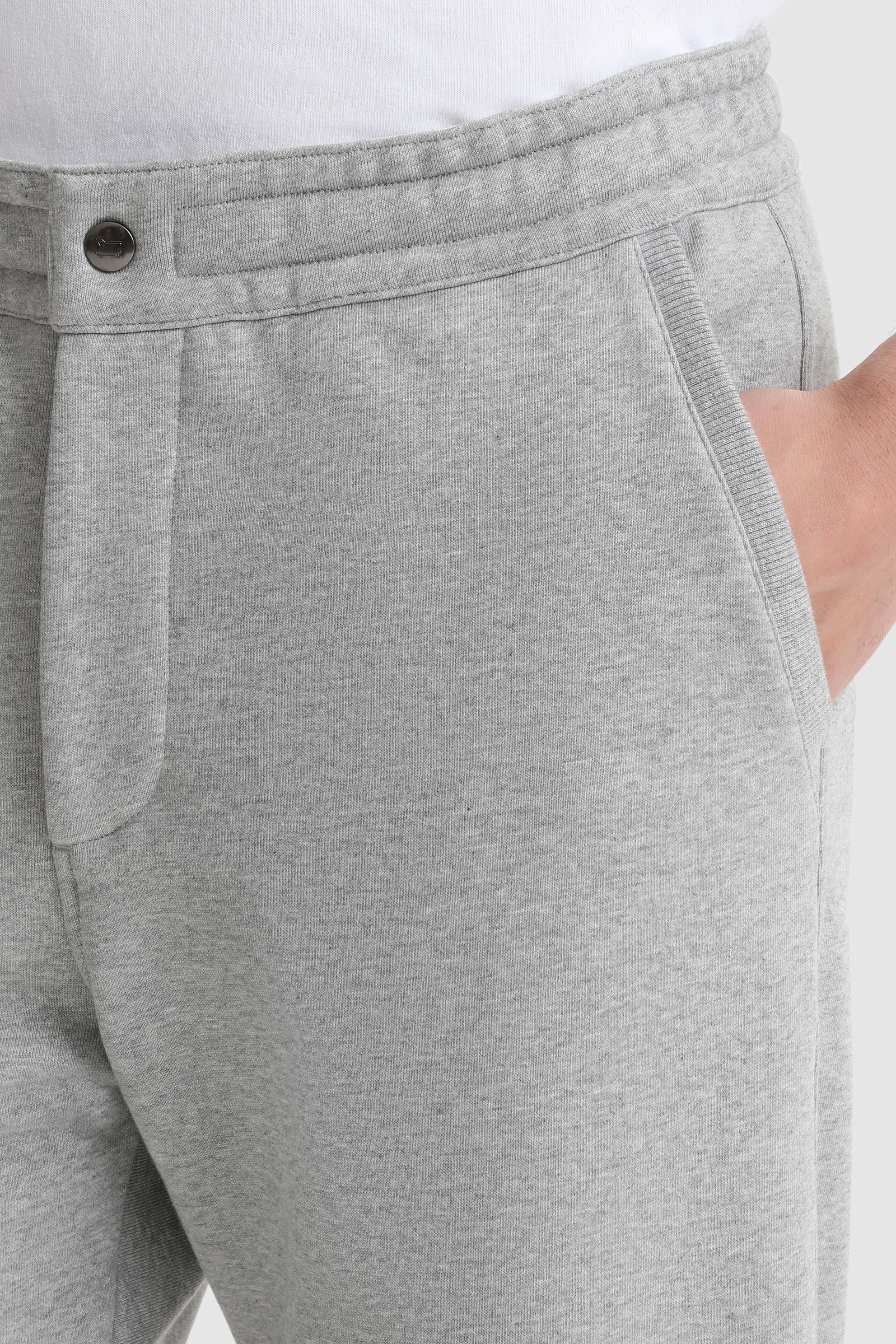 Pantalón Luxe en felpa de algodón cepillado suave