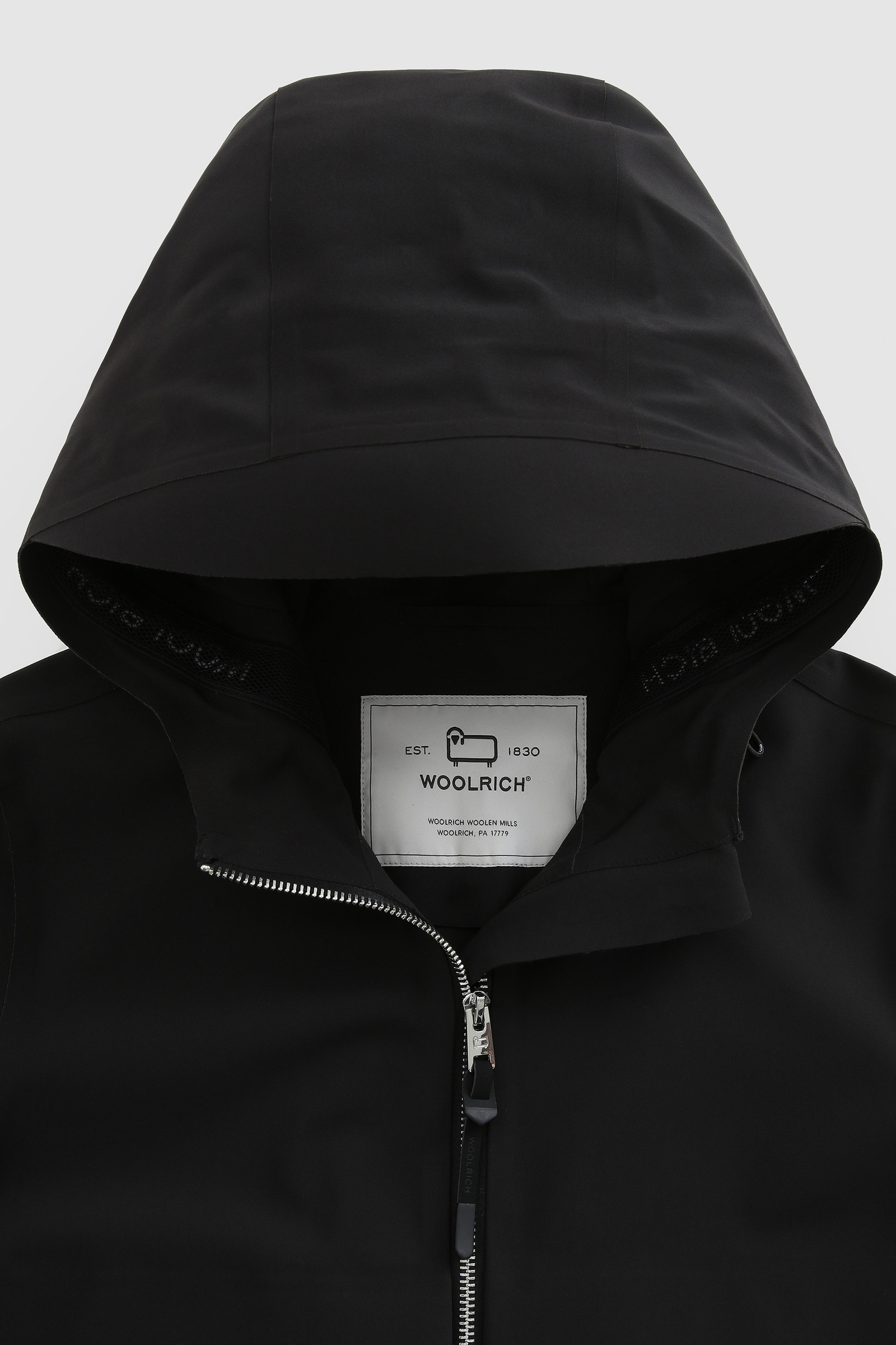 Chaqueta Pequea en jersey elástico negro photo 2 | Woolrich